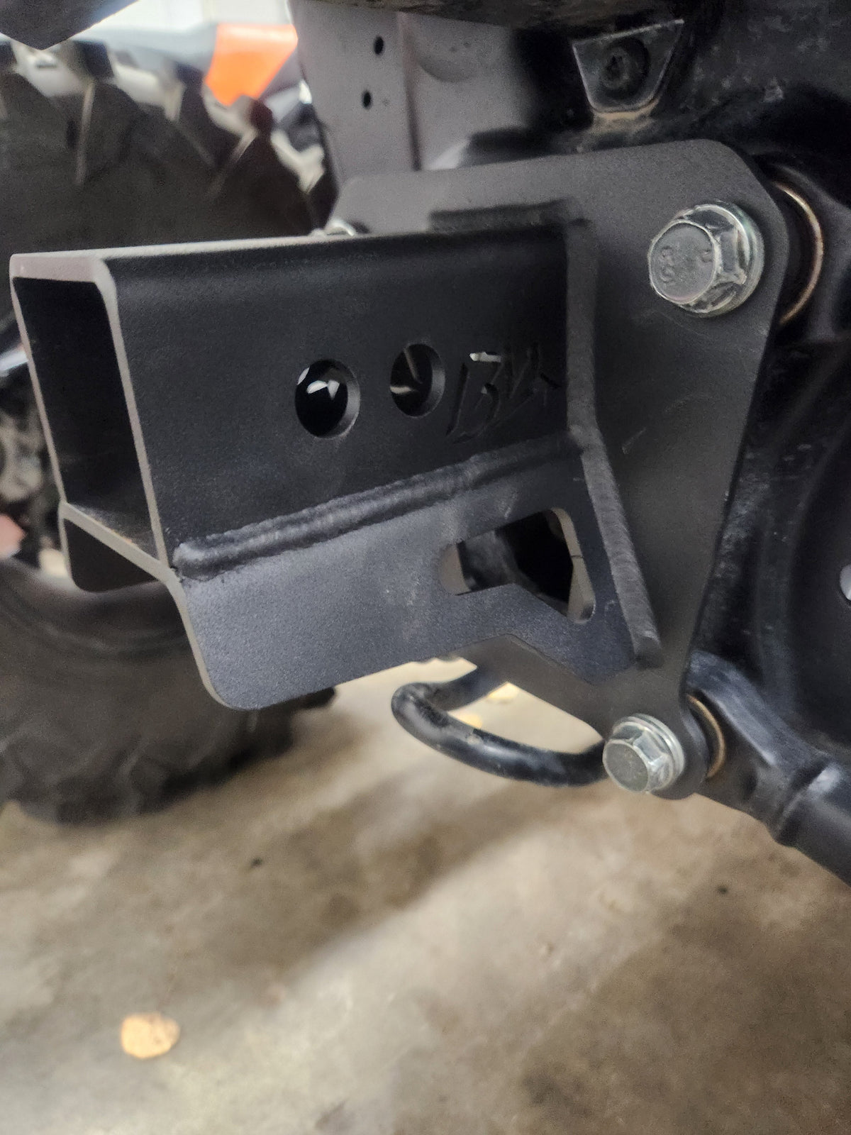 Polaris RZR XP Receiver Hitch Mount