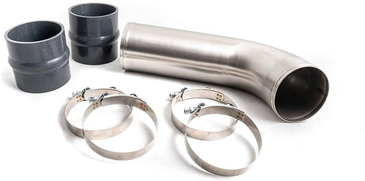 Rudy's 4" Stainless Steel Intake Resonator Pipe For 17-19 Chevy/GMC 6.6L Duramax