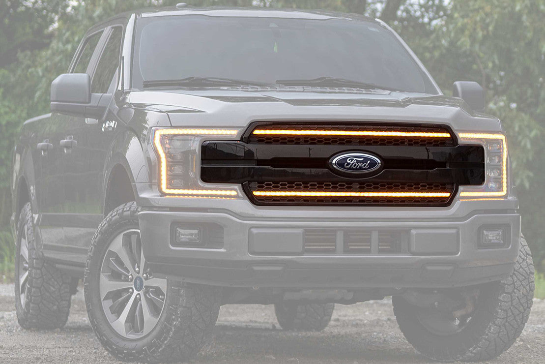 XBG15, XBG16, XBG17, XBG18 LED DRL GRILLE FORD F150 (18-20)